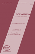 Lacrymosa Two-Part choral sheet music cover Thumbnail